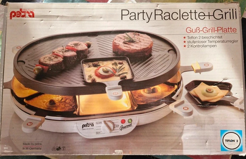 Party raclette mit schalen - raclette,